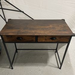36” desk with two drawee