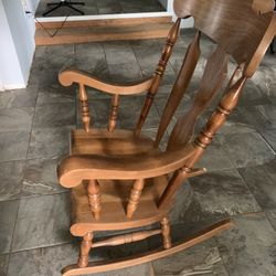 Vintage Oak Rocking chair 