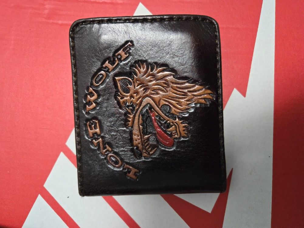 Lone Wolf Leather Wallet