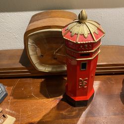 Collectable Byers Choice Carolers 2002 English Post Office Mailbox Accessory