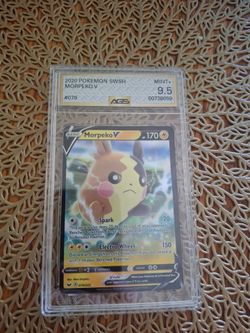 Pokemon 2020 Morpeko V AGS Mint 9.5 Trading Card Slab