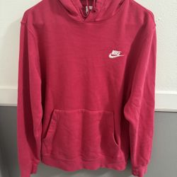Men’s Nike size, small dark pink hoodie