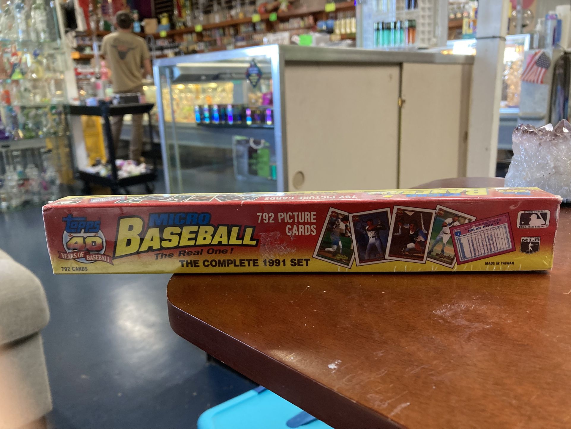 Tops 40th Anniversary 1991 Complete Micro Baseball Set New In Plastic Wrap. 