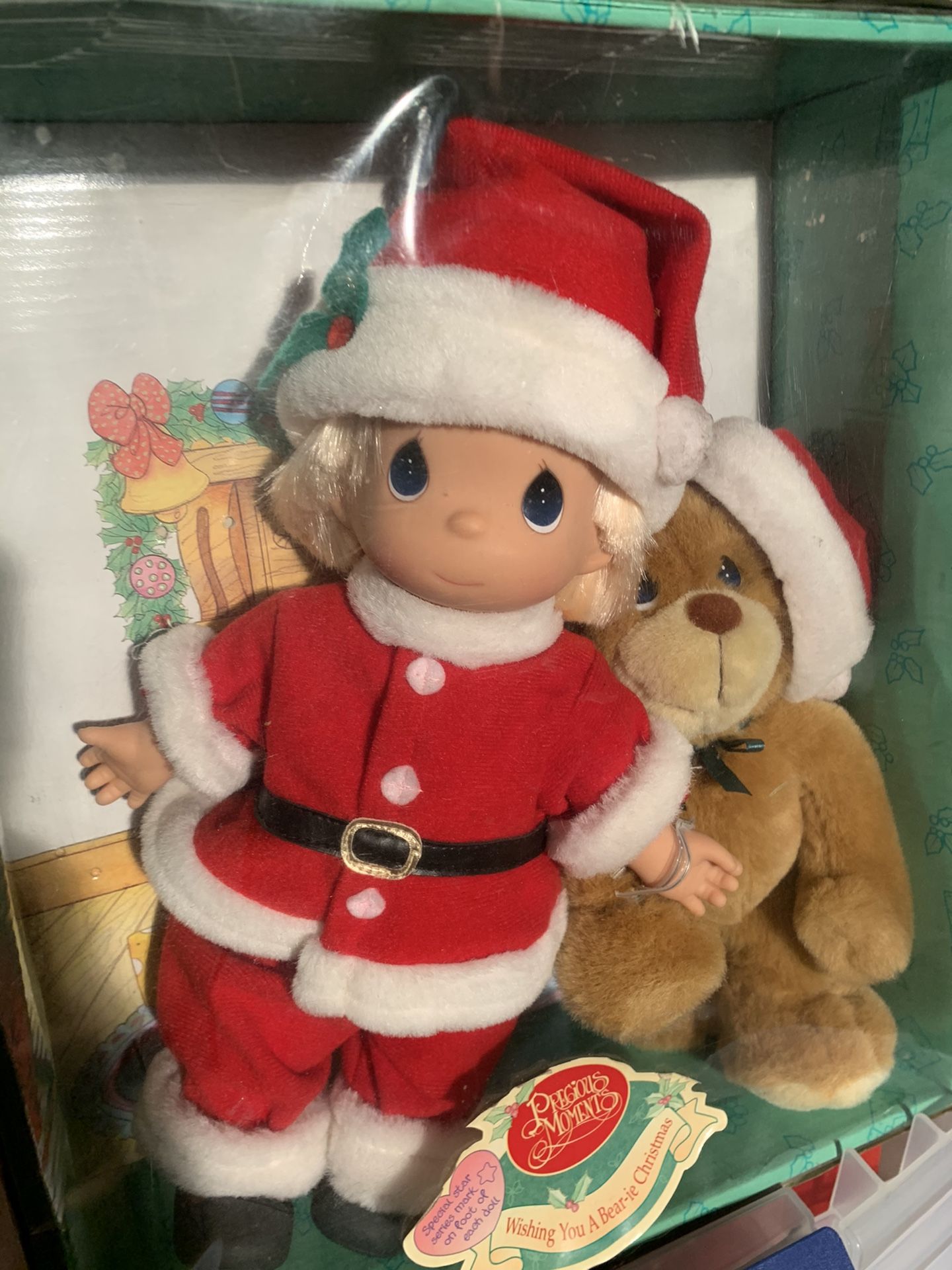Precious Moments Bear-ie Christmas Dolls