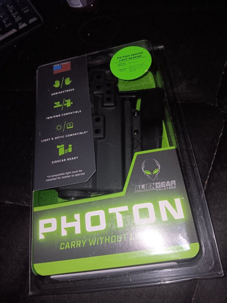 Photon AlienGear Sig P365 XMacro CC Light Bearing Holster 