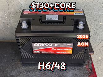 Odyssey AGM Battery group size 48/H6