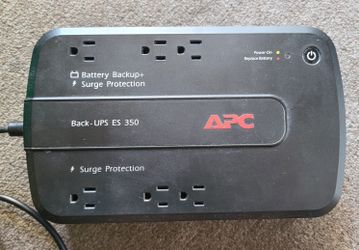 Battery Backup APC-UPS ES 350,like Brand New.