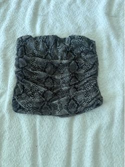 Strapless top size L