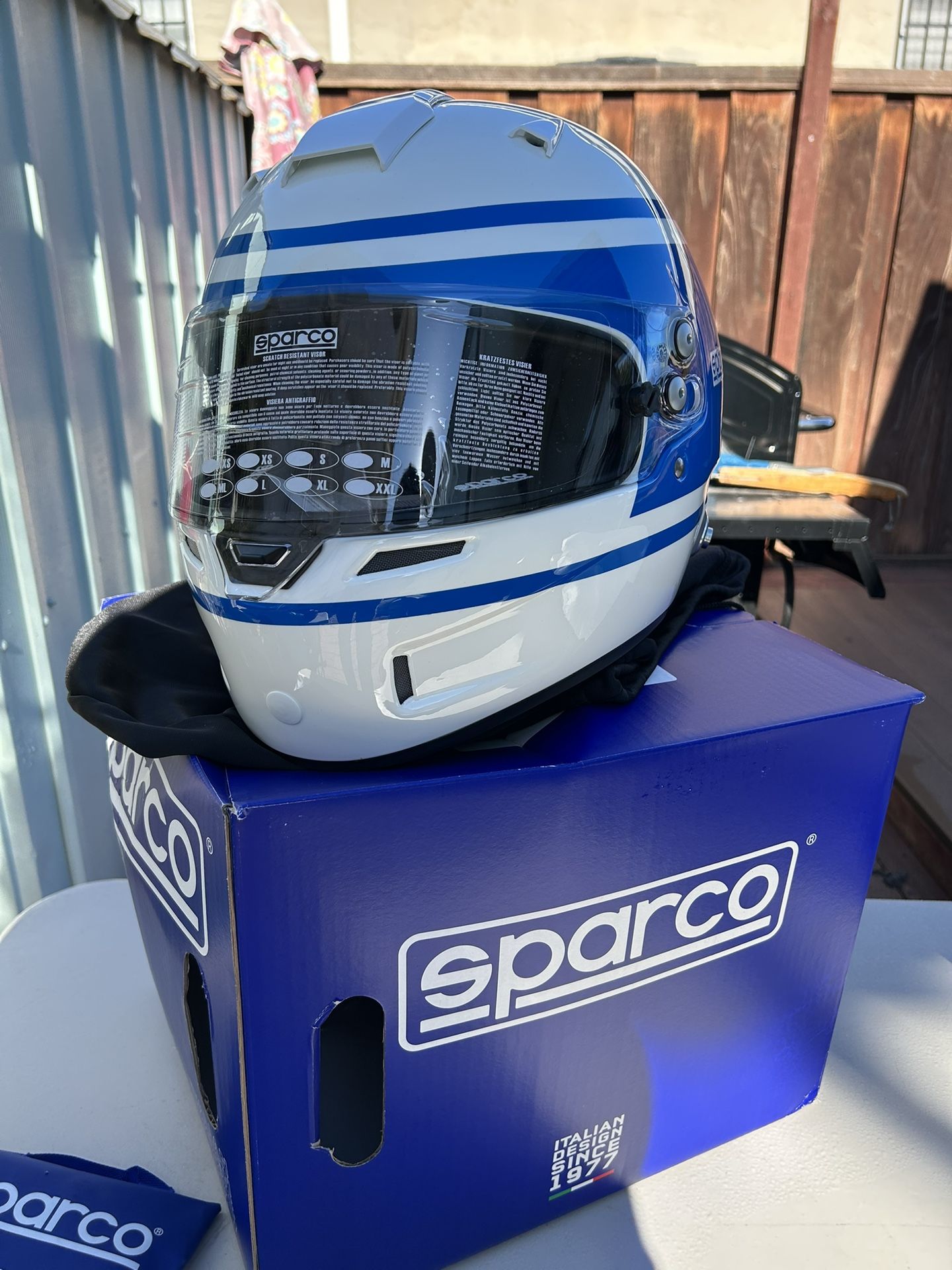 SPARCO Full face Helmet & Gloves