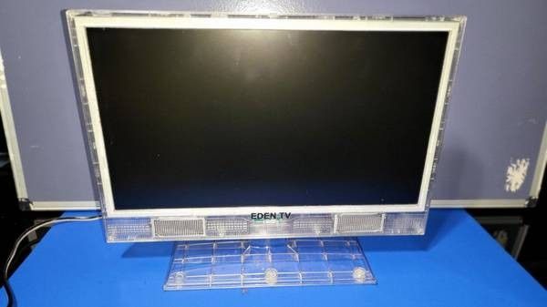 Security System Monitor 19" Clear Prison TV HDMI Display 1080P