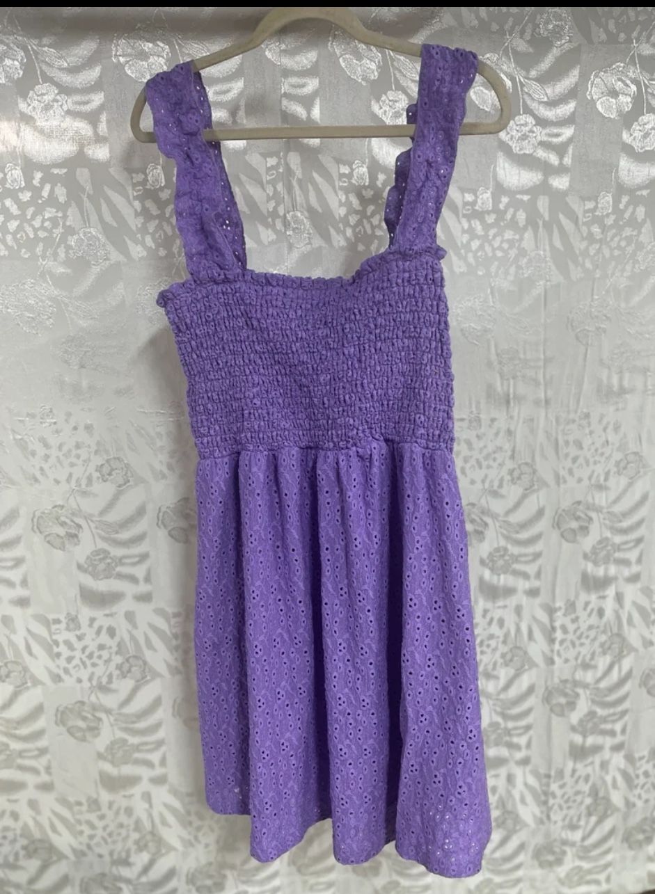 White Birch Crochet Dress