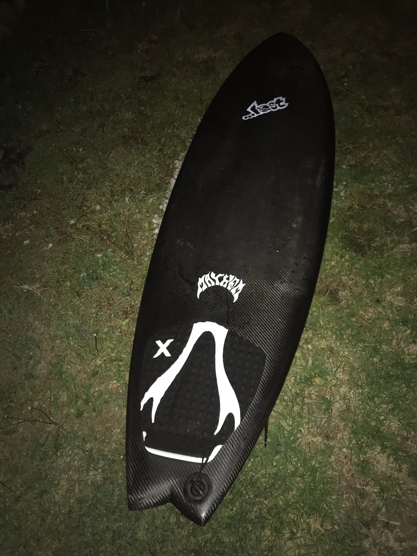 6’0” Aviso Lost carbon fiber round nose fish surfboard by Mayhem for Sale  in Gardena, CA - OfferUp