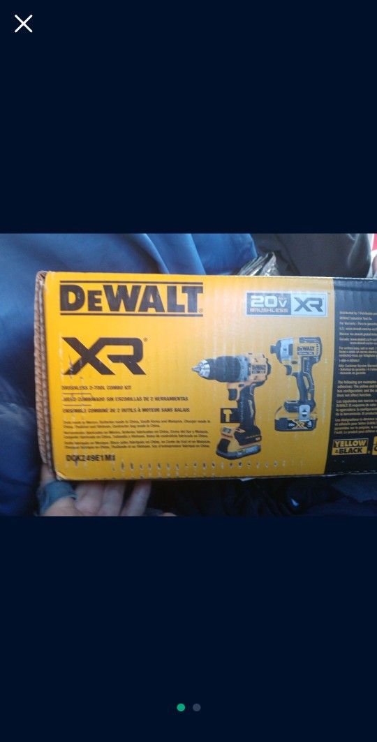 Dewalt Xr Brushless 2 Tool Combo Kit