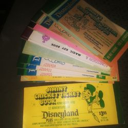 Disneyland Antique Tickets