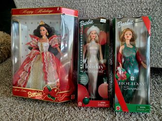 Christmas barbies, sold individually
