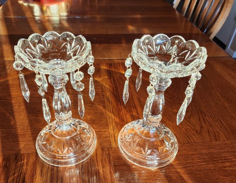 Taper or Pillar Crystal Candle Stick Holders