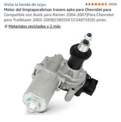 CCiYU Rear Wiper Motor (contact info removed)1 1(contact info removed) 5-Pin Trailblazer Envoy