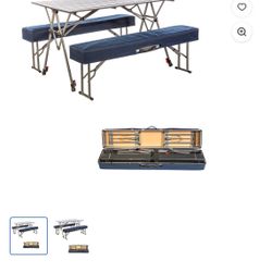 Kamp Rite Kwik Set Table with Benches