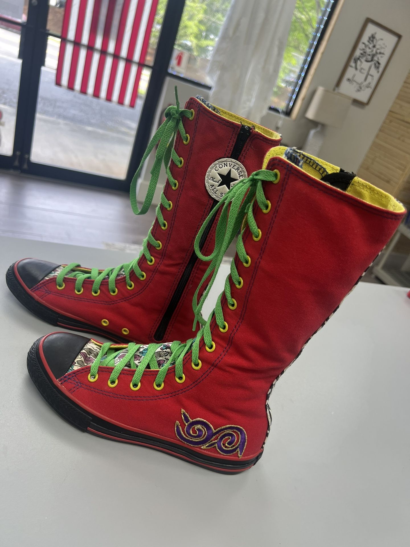 Custom Converse High Tops Youth Sz 4