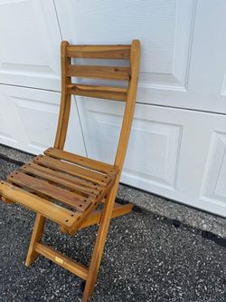 Wooden Folding Chair