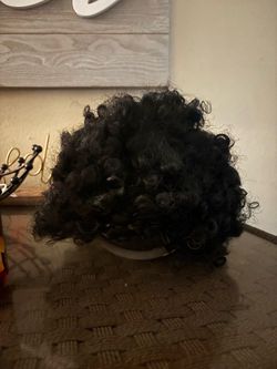 Curly hair wig