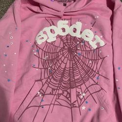 Pink web-og spider hoodie 
