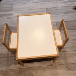 Kids Table W/ 2 Chairs