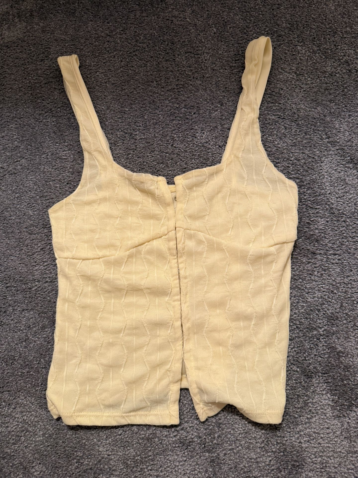cream crochet crop top