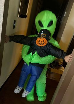 Inflatable alien costume