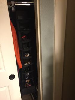 Long black 9 slots organizer