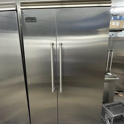Viking Professional Built In 48” Side By Side Refrigerator 
