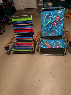 Beach chairs x2