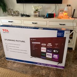 55” TCL Smart 4K LED UHD Tv
