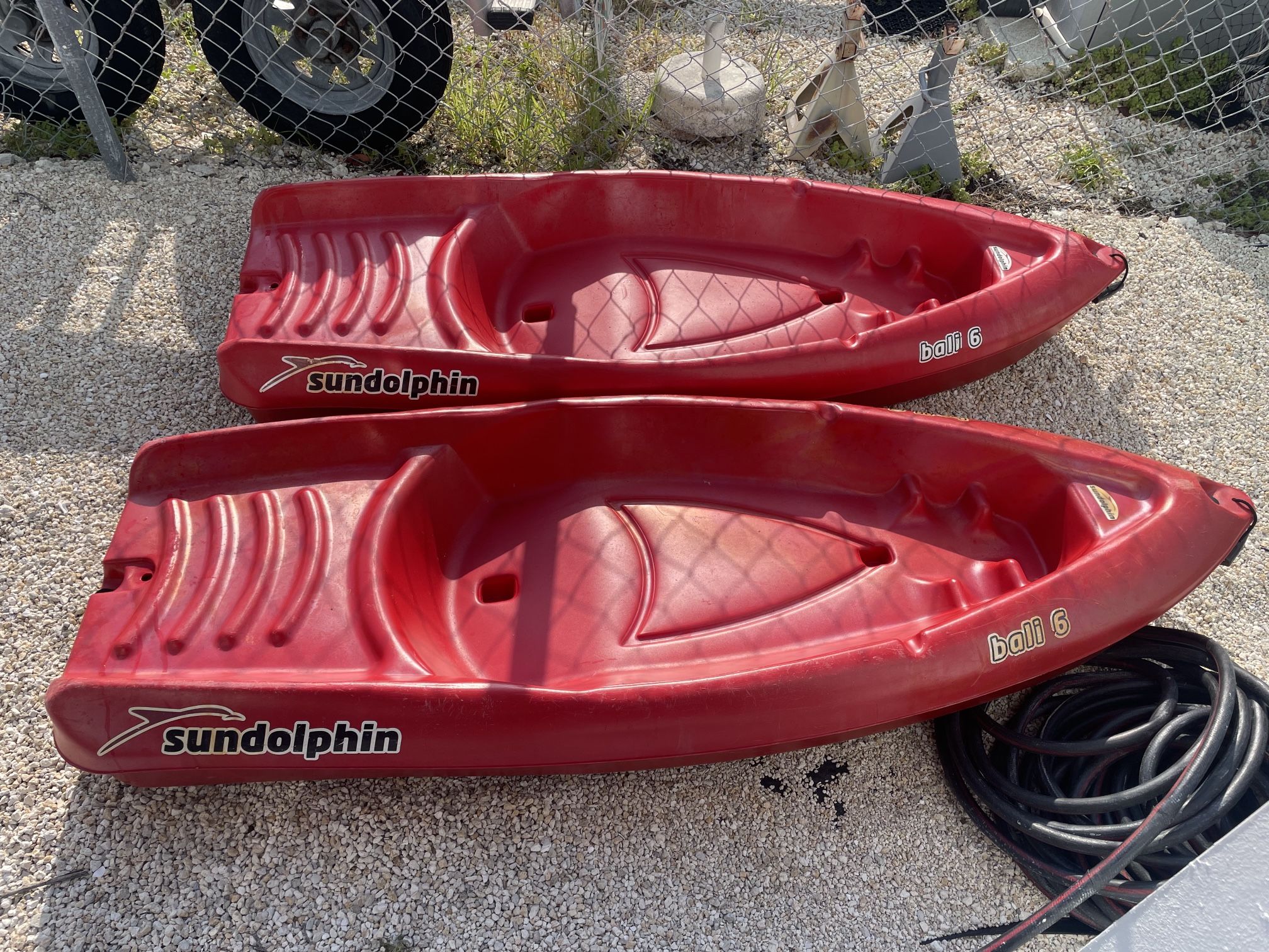 two kayaks