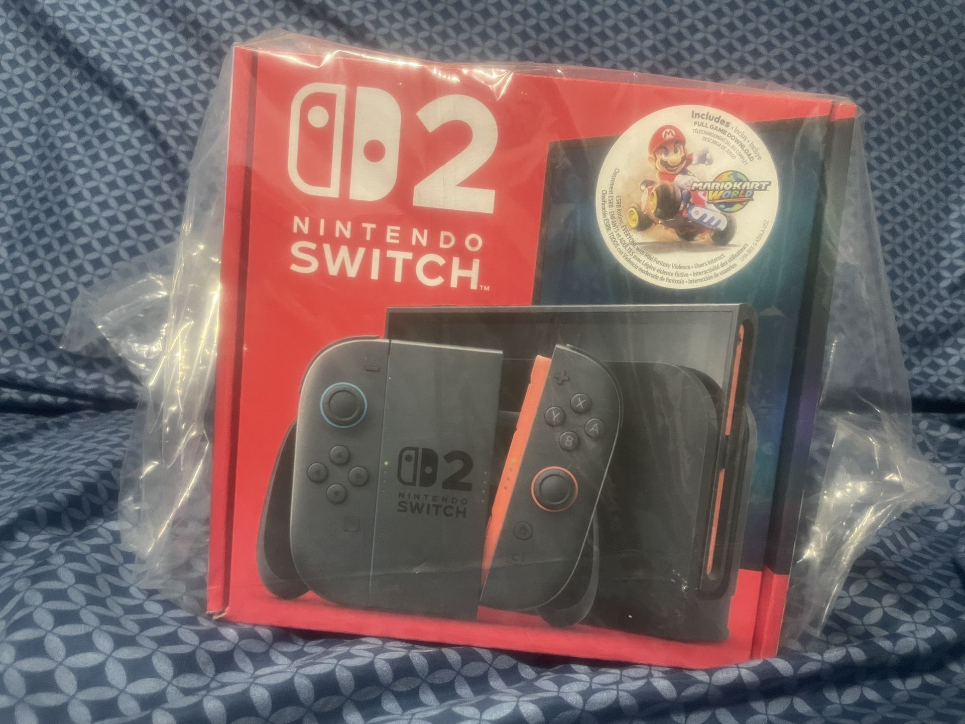 Nintendo Switch 2 Mario Kart World Bundle - Brand New Sealed