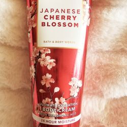 BATH & BODY WORKS "JAPANESE CHERRY BLOSSOM" BODY CREAM