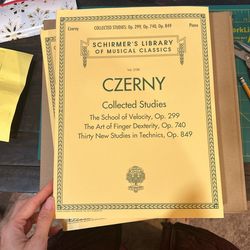 Czerny: Collected Studies - Op. 299, Op. 740, Op. 849: Schirmer Library of Classics Volume 2108 (Schimer's Library of Musical Classics, Vol. 2108, 210