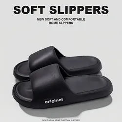 🩴 New Black EVA Slide Slippers – Size 42–43