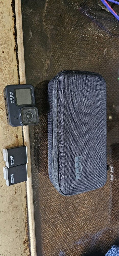 GoPro HERO9 Black Action Camera Bundle w/ Case, 3 Batteries, 256GB SD Card Mint