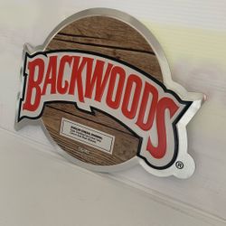 Metal backwoods Sign 