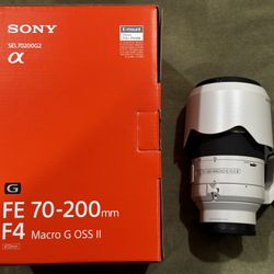 Sony 70-200mm F4 Macro G OSS II