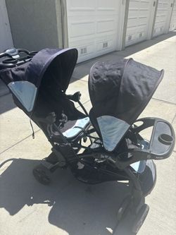 Sit And Stand Double Stroller 