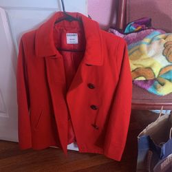 Red Coat From Old Navy