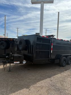 🚨 TRAILERS FOR SALE! 🚨  DUMP TRAILERS • LANDSCAPE TRAILERS • CAR HAULERS  Different sizes and options available to fit your work needs!  ✅ Spare tir
