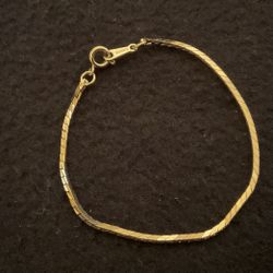 6” Gold Plated Bracelet ,by Avon