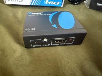 OREI HDMI Splitter 1 In 2 Out (new In Box)