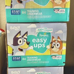 Pampers Easy Ups Bluey Training Underwear 80ct (Size 5T-6T)