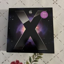 Mac OS X Leopard 10.5.4 in box Install DVD 