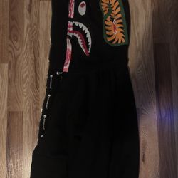 Bape Double Hoodie Size L