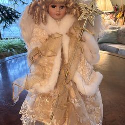 Vtg. 17” Collectors Christmas Angel Doll